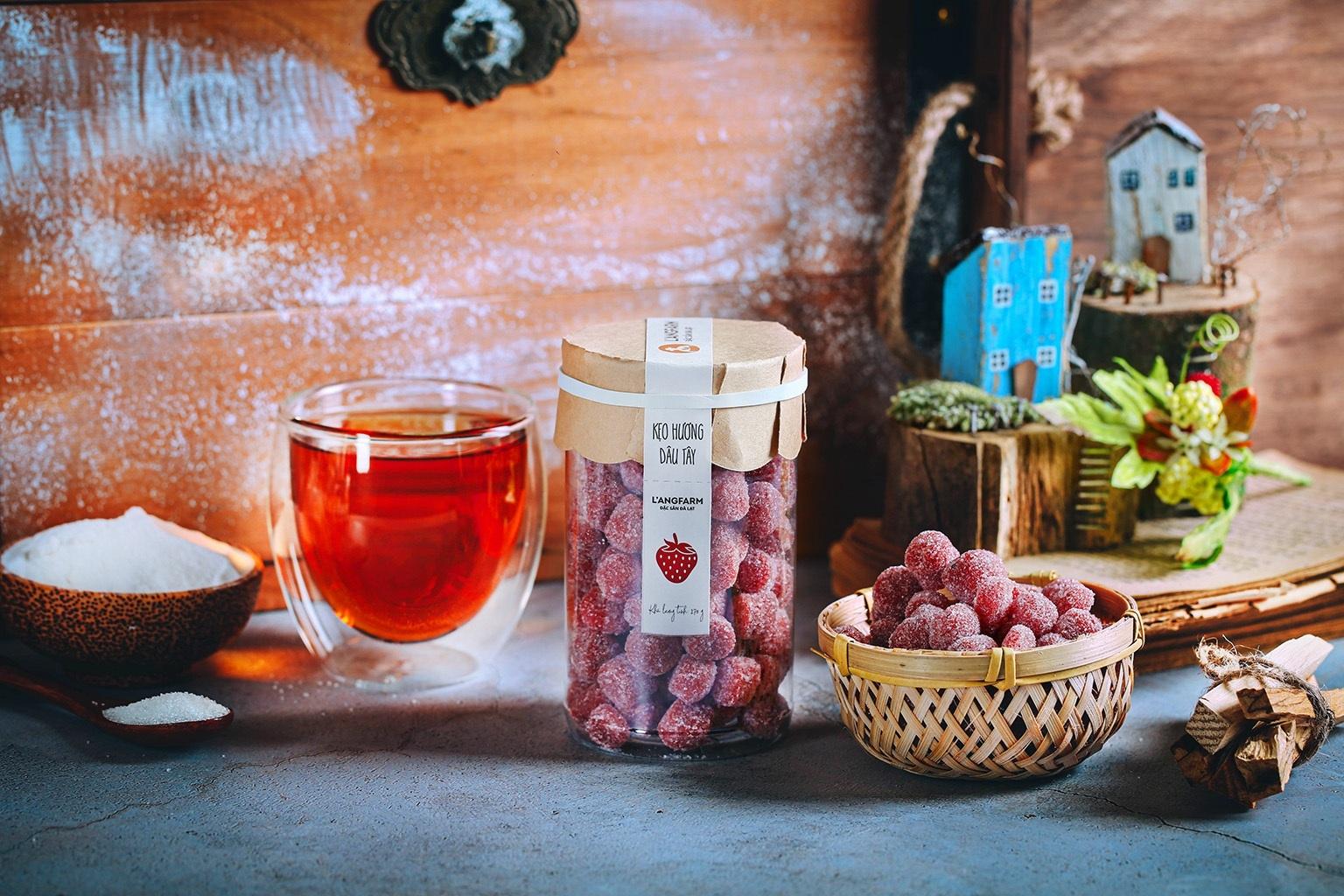 kẹo dâu tây