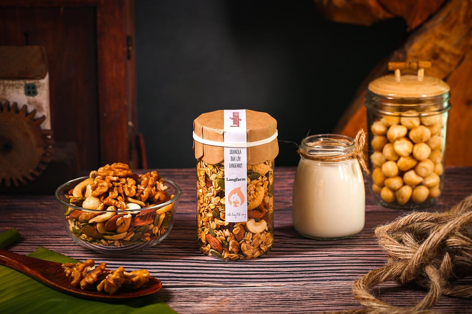 hạt granola trái cây