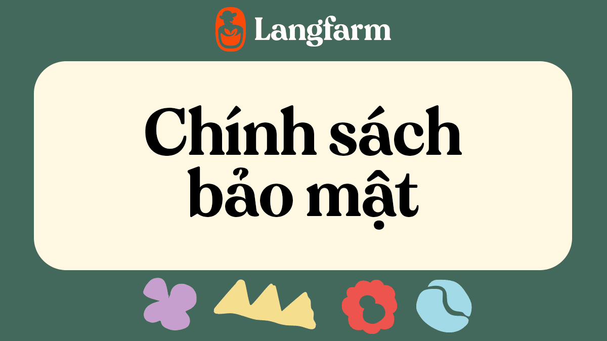 chinh sach bao mat