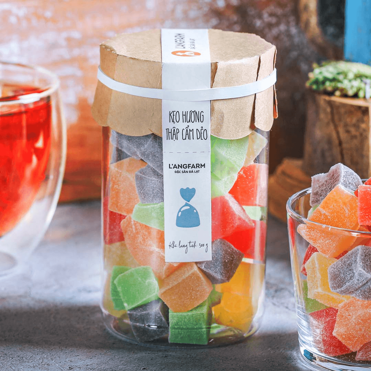 Vận Chuyển Kẹo Hương Thập Cẩm Dẻo Langfarm Từ Bình Dương Đi Canada