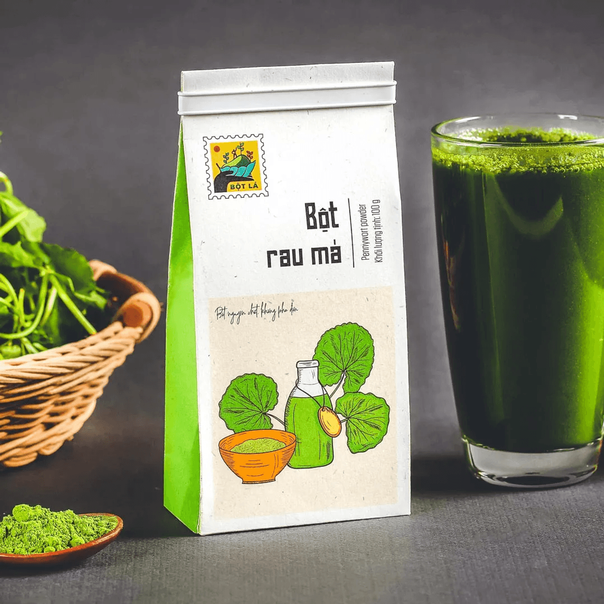 Bột Rau Má Đậu Xanh: Hương Vị Quê Hương Đến Nhật Bản Một Cách Dễ Dàng